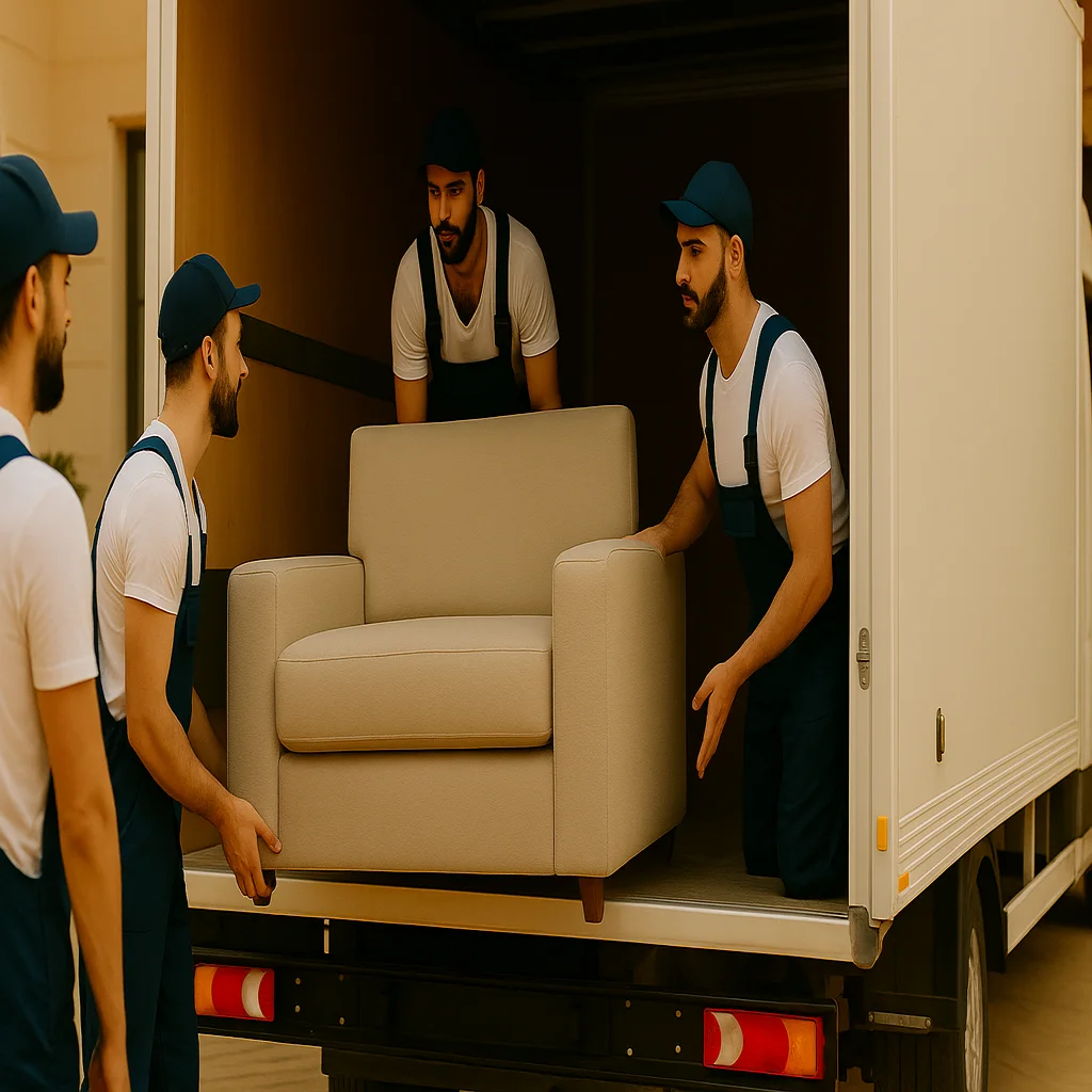 تحميل العفش داخل السياره