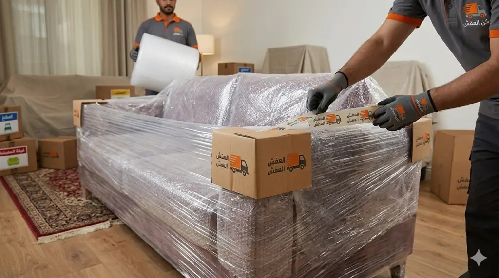 حماية الأثاث الكبير أثناء نقل العفش
