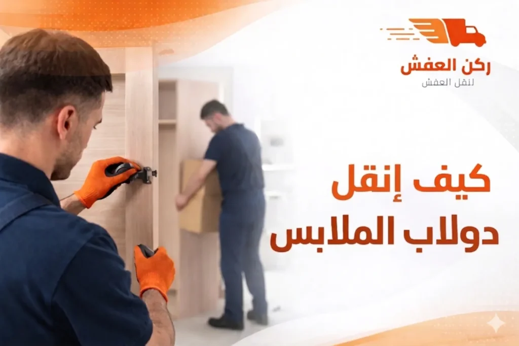 كيف انقل دولاب الملابس