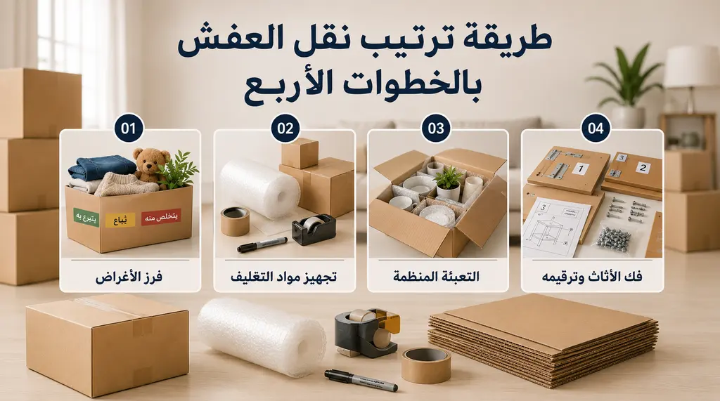ترتيب العفش عند النقل ترتيب العفش عند النقل